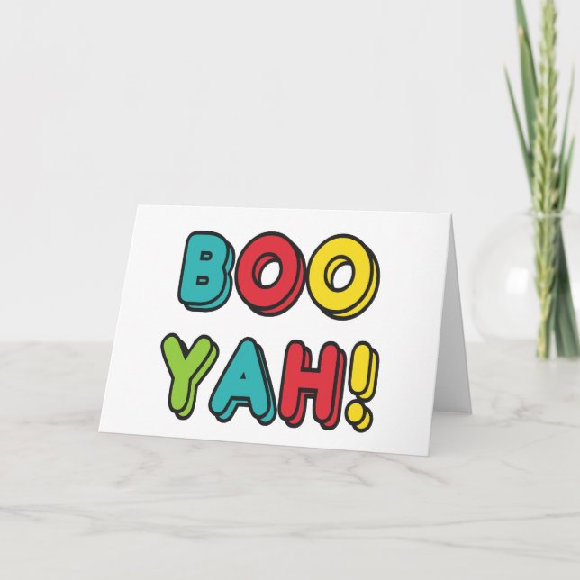 Cartão De Festividades Booyah! (Frente)