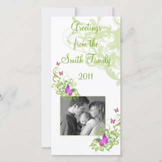 Cartão De Festividades Borboletas