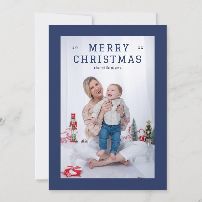 Cartão De Festividades Bordo Simples Elegante (Frente)