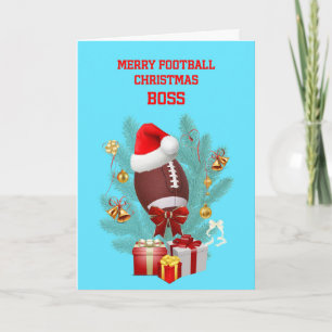 Cartão De Festividades Boss Christmas Football