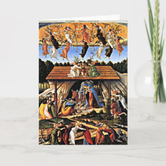 Cartão De Festividades Botticelli - The Mystical Nativity
