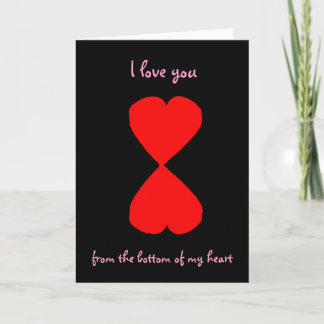 Cartão De Festividades 'Bottom of My Heart' Valentine Card