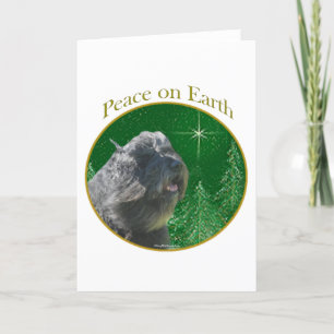 Cartão De Festividades Bouvier Des Flandres Peace