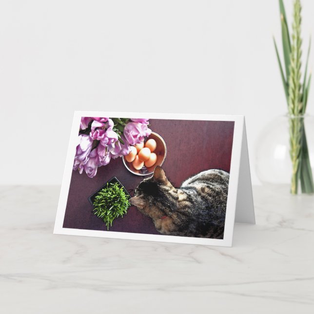 Cartão De Festividades Bowl of eggs. Snapshot 3 (Frente)