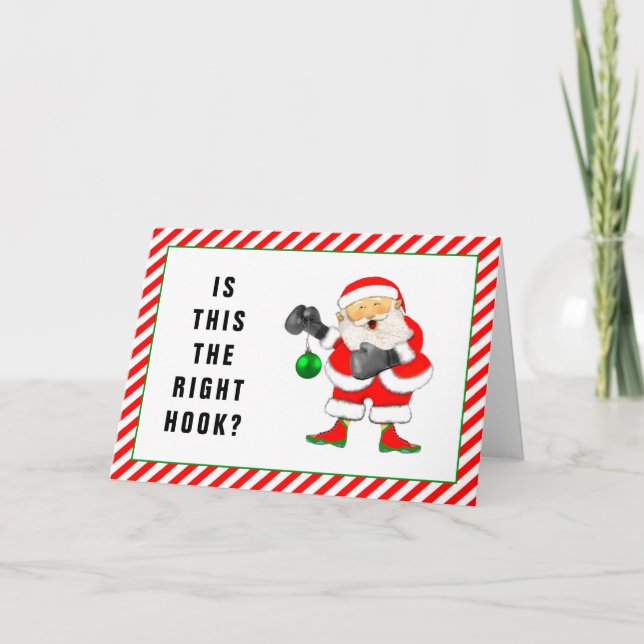 Cartão De Festividades Boxing Christmas (Frente)