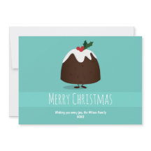 Branca de Teal Ilustrada Sorrindo de Natal