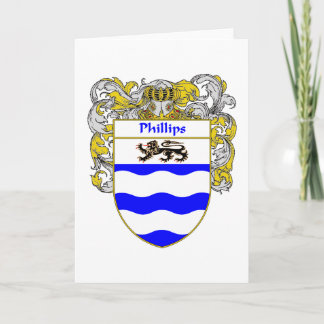 Cartão De Festividades Brasão de Phillips (envolvida)