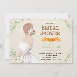 Cartão De Festividades Bride party invitation