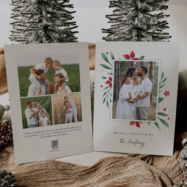 Cartão De Festividades Bright Boughs | Foto de Natal Botânico (Criador carregado)