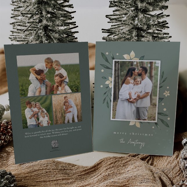 Cartão De Festividades Bright Boughs | Foto de Natal Botânico (Criador carregado)