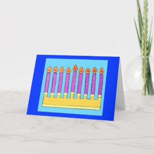 Cartão De Festividades Bright Chanukah Wishes