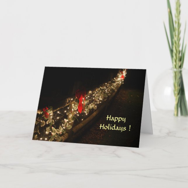 Cartão De Festividades Bright de Natal! (Frente)