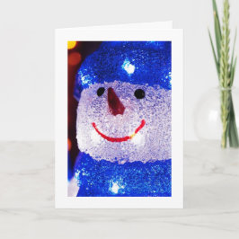 Cartão De Festividades Bright Snowman