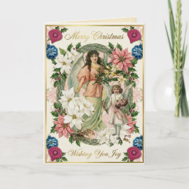 Cartão De Festividades Brilho de Natal Vitoriano