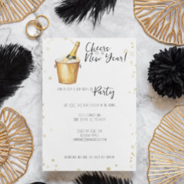 Cartão De Festividades Brindes ao Ano Novo