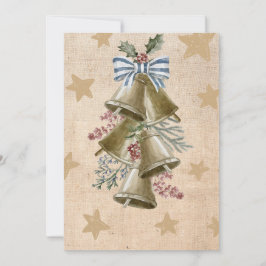 Cartão De Festividades Brindes Personalizados com Sininhos de Natal Cumpr