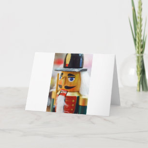 Cartão De Festividades Brinquedo Quebra-Nozes Design Colorido Fofo Arte d