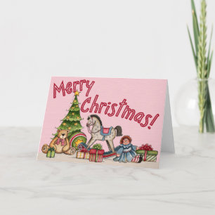 Cartão De Festividades Brinquedos de Natal