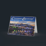 Cartão De Festividades Brixham Christmas Card<br><div class="desc">Christmas card featuring a seasonal image of Brixham Harbour in south Devon,  UK</div>