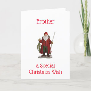 CARTÃO DE FESTIVIDADES "BROTHER" ***KEEP IT REEL** FOR FISHERMAN'S WISH