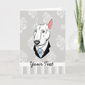 Cartão De Festividades Bull terrier Card