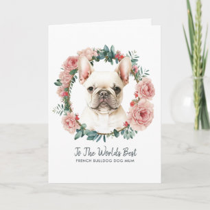 Cartão De Festividades Bulldog Francês Mãe Dia das Mães