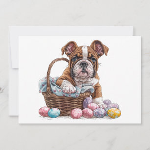 Cartão De Festividades Bullets Ingleses da páscoa