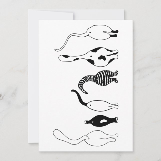 Cartão De Festividades Bumbuns de gatos (Frente)