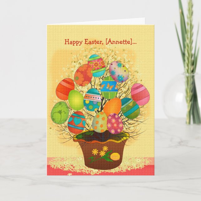 Cartão De Festividades Bunch of Love Easter Card (Frente)