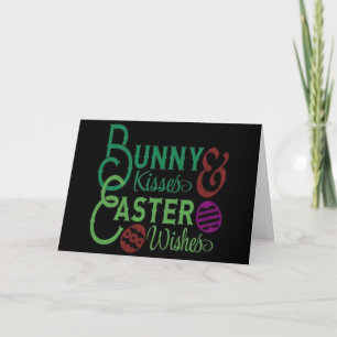 CARTÃO DE FESTIVIDADES **BUNNY BISSES** & **DESEJOS DE PÁSCOA**