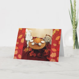 Cartão De Festividades Bunny Graças