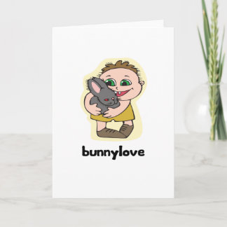 Cartão De Festividades Bunnylove