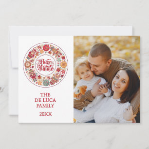 Cartão De Festividades Buon Natale