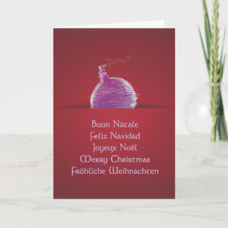 Cartão De Festividades Buon Natale Feliz Navidad Joyeux Noël