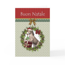 Buon Natale Italian Christmas Donkey
