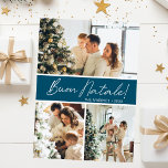 Cartão De Festividades Buon Natale Photo Collage<br><div class="desc">Este cartão fabuloso de 3 fotos feriadas com "Buon Natale!" em uma fonte moderna de script e seu nome de família e ano em uma fonte de boné tradicional clara, ambas em branco, com um retorno correspondente, é perfeito para enviar para sua família e amigos. Todos vão adorar ter novas...</div>