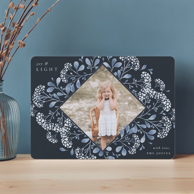 Cartão De Festividades Buquê de inverno | Foto de Hanukkah (Criador carregado)