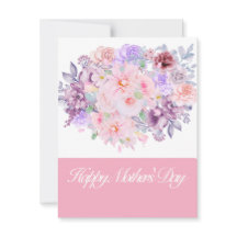 Buquê Floral Vibrante de Aquarela Personalizado