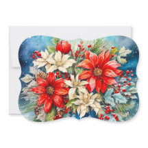 Buquê Poinsettia Adicionar Assinatura e Saudação