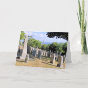 Cartão De Festividades Burial Hill Plymouth, MÃES em agosto de 2018