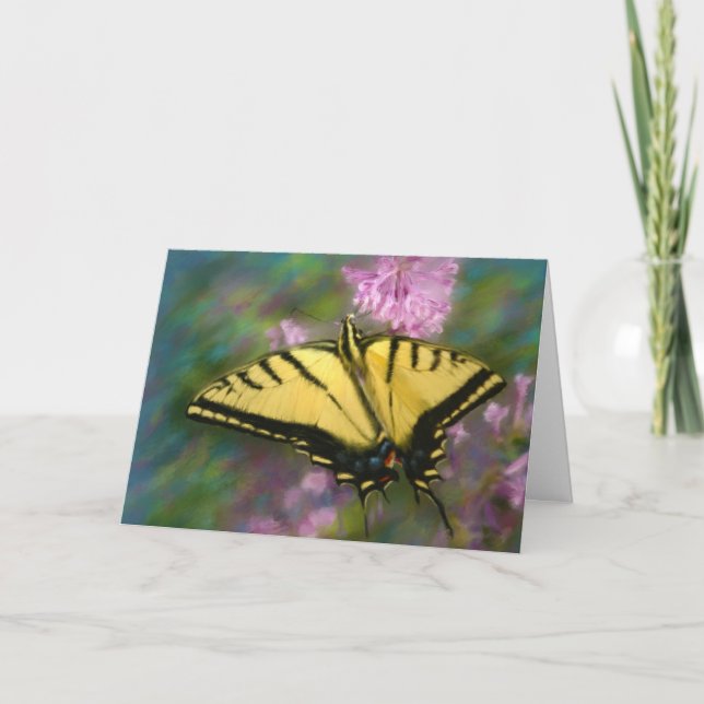 Cartão De Festividades Butterfles trazem sol (Frente)