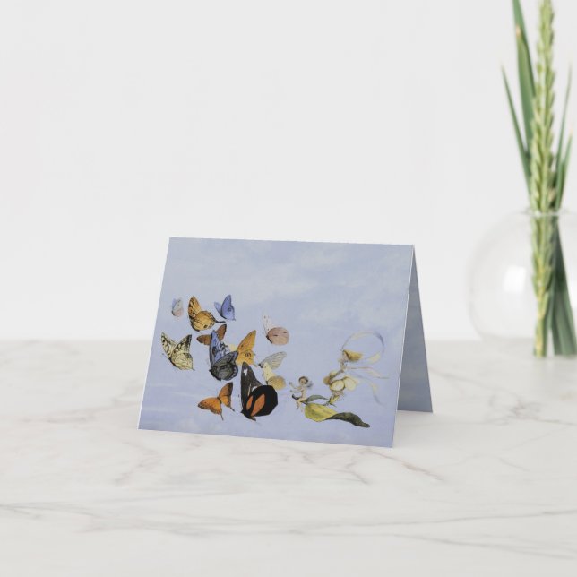 Cartão De Festividades Butterflies and Fairies ~ Card (Frente)