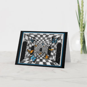 Cartão De Festividades Butterfly Castle Stationery and Greeting Card