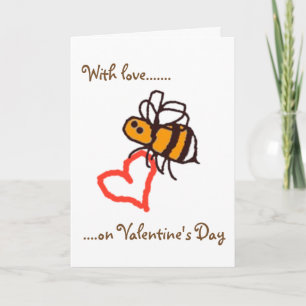 Cartão De Festividades BuzzAboutBees With Love On Valentine's Day