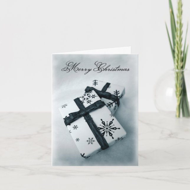 Cartão De Festividades BW Blue (Frente)