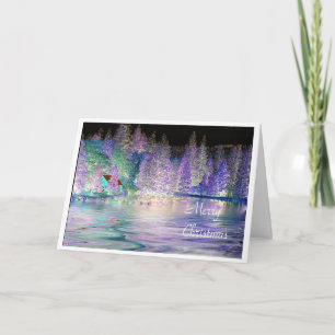 Cartão De Festividades Caabin No Lago IR - Feliz Natal