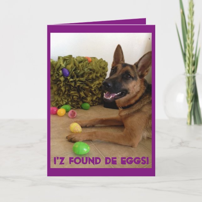 Cartão De Festividades Caçador de ovos (Frente)