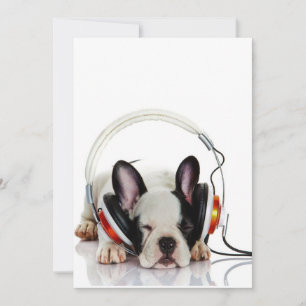 Cartão De Festividades Cachorro Cachorro Dormindo Inglês Bulldog Lover