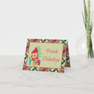 Cartão De Festividades Cachorro Festivo