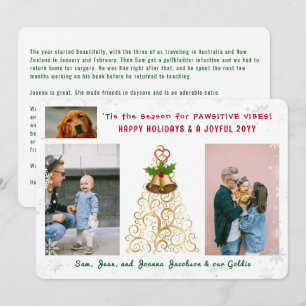 Cartão De Festividades Cachorro Gato Divertido Fofo Feliz Natal 3 Fotos E